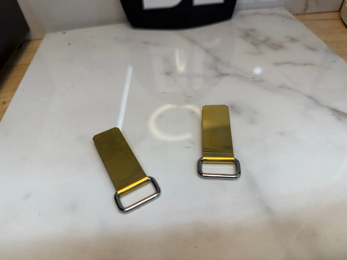Brass Chinstrap Clips