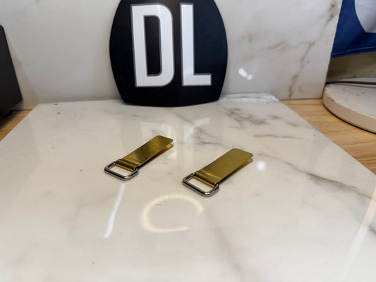 Brass Chinstrap Clips
