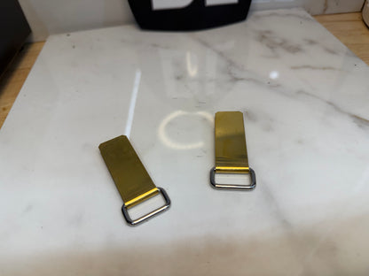 Brass Chinstrap Clips