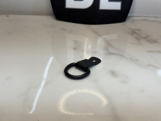 Fire Helmet D-Rings (Long)– Black & Chrome
