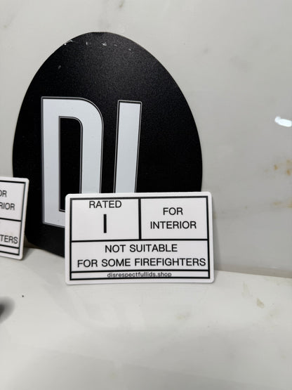 Rated “I” Sticker