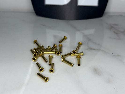 Brass Fire Helmet Rivets | Leather Helmet Replacement Hardware