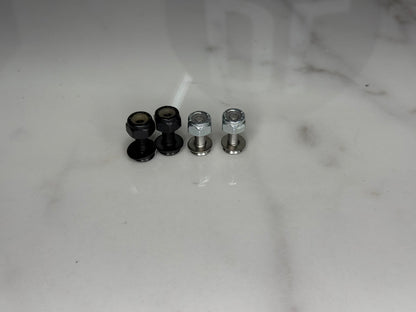 Bourke Eye Shield Replacement Hardware Kit | Stainless Steel & Blacked Out